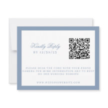 Waterverf Blauw en Wit Hydrangea Bruiloft