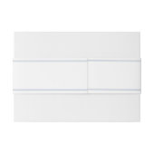 Waterverf Blauw en Wit Hydrangea Crest Uitnodigingen Wikkel (Achterkant Voorbeeld)