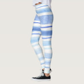 Waterverf blauw leggings (Links)