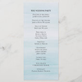 Waterverf Blauwe bruiloft. Klassieke nautische sim Programma (Achterkant)