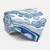 waterverf blauwe zeugen met  stropdas (Opgerold)