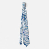 waterverf blauwe zeugen met  stropdas (Achterkant)