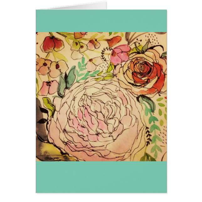 Waterverf bloei 1 (Voorkant)