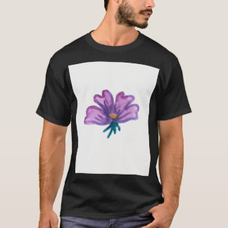 waterverf bloem, handraw effect mooi t-shirt