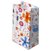 Waterverf Bloem Klein Cadeauzakje (Achterkant Gekanteld)