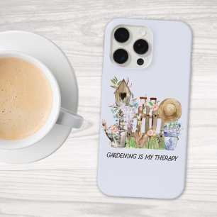 Waterverf Bloem Tuingereedschap en Grappige Spreuk iPhone 15 Pro Max Hoesje