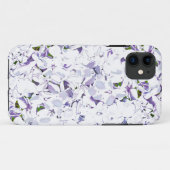 Waterverf bloemboeket van hydrangeas. Case-Mate iPhone case (Achterkant (horizontaal))