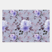 Waterverf bloemen 27 inpakpapier vel (Voorkant 2)