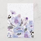 Waterverf bloemen 6 briefkaart (Voorkant)