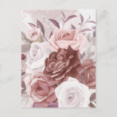 Waterverf bloemen 9 briefkaart (Voorkant)