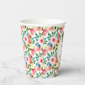 Waterverf bloemen Aangepaste foto Maandag Papieren Bekers (Rechts)