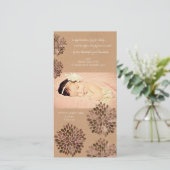 Waterverf Bloemen Baby Meisje Bedankkaart (Staand voorkant)