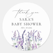 Waterverf Bloemen Baby Shower
