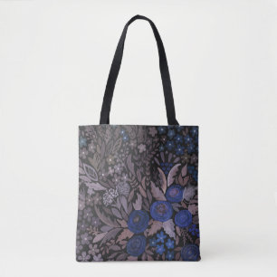 Waterverf bloemen bloemen roos bruin draagtas