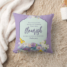 Waterverf Bloemen Boeket Schrift Dubbelzijdig Kussen
