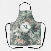 Waterverf  bloemen Boho Stijlvol met Mono Schort (Voorkant)