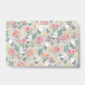 Waterverf Bloemen Botanisch Badge (Achterkant)