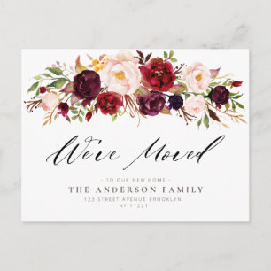 waterverf bloemen Briefkaart