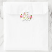 Waterverf Bloemen Bruids Tea Party Sticker (Tas)