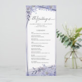 WATERVERF BLOEMEN BRUILOFT PROGRAMMA (Staand voorkant)