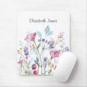 Waterverf Bloemen en Bessen Muismat (Met muis)