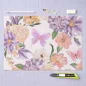 Waterverf bloemen en vlinders decoupage tissuepapier (Craft)