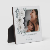 Waterverf Bloemen Foto Moederdag Fotoplaat (Voorkant)