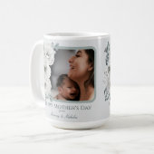 Waterverf Bloemen Foto Moederdag Koffiemok (Voorkant links)