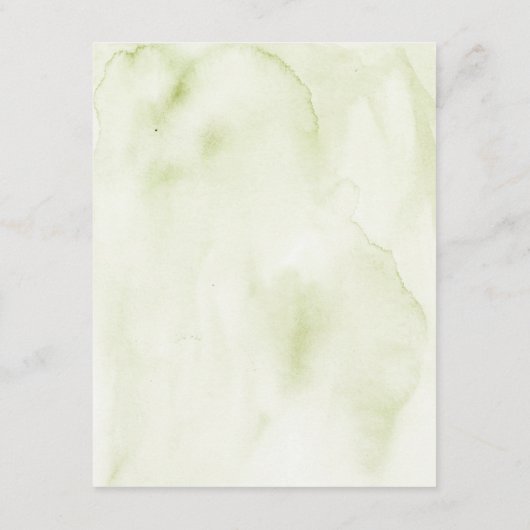 Waterverf Bloemen Franse boog bruiloft Informatiekaartje (Achterkant)