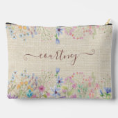 Waterverf bloemen gepersonaliseerd etui (Achterkant)