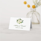 Waterverf Bloemen Groen Bruiloft (Achterkant)