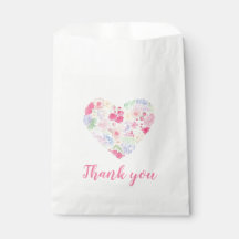 Waterverf Bloemen Hart