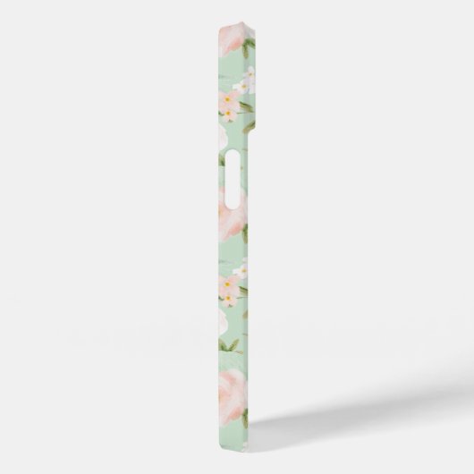 Waterverf Bloemen in Roze en Perzik Case-Mate iPhone Case (Achterkant / Rechts)