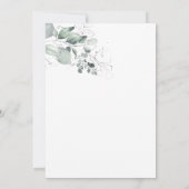 Waterverf bloemen kaart (Achterkant)