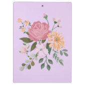 Waterverf bloemen klembord (Achterkant)