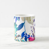 Waterverf Bloemen Kleur Splash Fun Bright Kleurrij Koffiemok (Center)