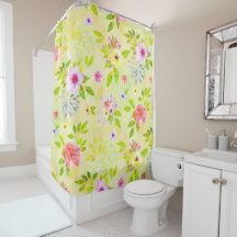 Waterverf bloemen naadloos patroon I + uw ideeën