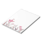 Waterverf bloemen notitieblok (Gedraaid)