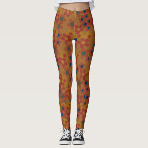  waterverf bloemen patroon leggings