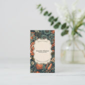 Waterverf Bloemen Professioneel Visitekaartje (Staand voorkant)