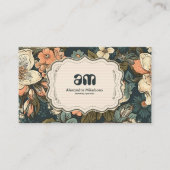 Waterverf Bloemen Professioneel Visitekaartje (Voorkant)