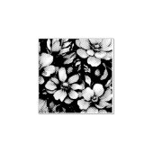 Waterverf Bloemen Rubber Stamp Rubberstempel (Afrduk)