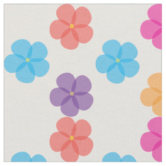 Waterverf Bloemen Stof