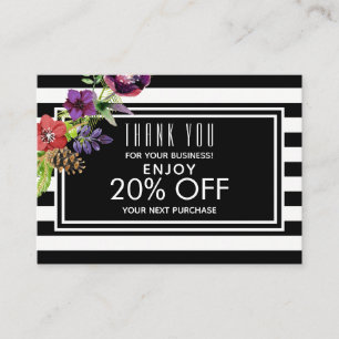 Waterverf bloemen & Stripes Holiday Korting
