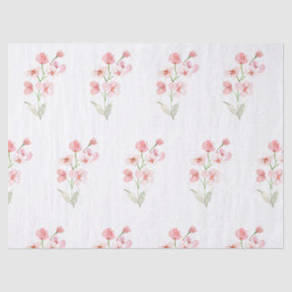 waterverf bloemen tissuepapier