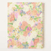 Waterverf Bloemen Tuin Party Crest Planner (Achterkant)