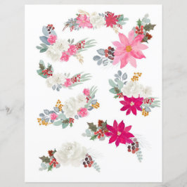 Waterverf Bloemen voor Scrapbooking en Journals