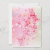 Waterverf Bloemen Zoet Zestien Feestuitnodiging Kaart (Achterkant)