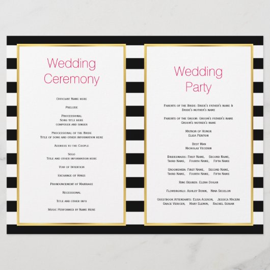 Waterverf bloemen zwart wittrouwprogramma (Achterkant)