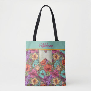 Waterverf Bloemendecor Oranje Aqua Crème Roos Bota Draagtas